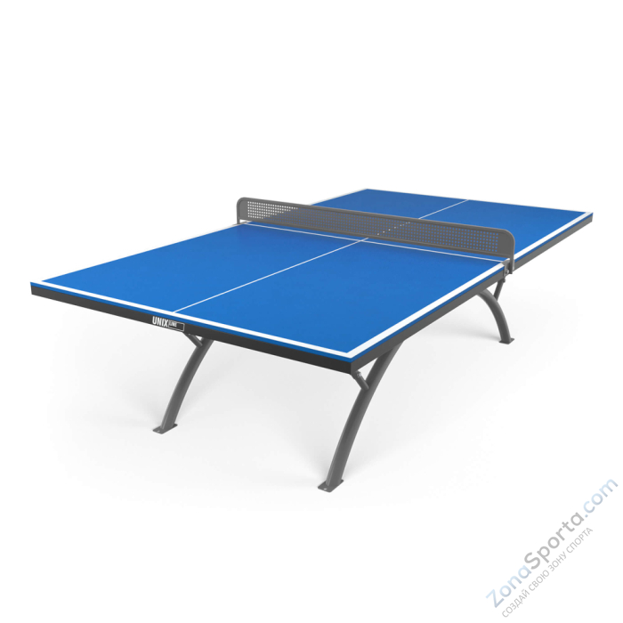 Антивандальный теннисный стол Unix Line 14 mm SMC (Blue/Grey)