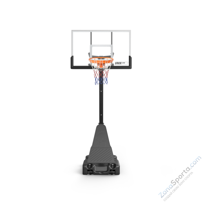 Баскетбольная стойка UNIX Line B-Stand-TG 54x32 R45 H230-305 см BSTS305_54TGBK