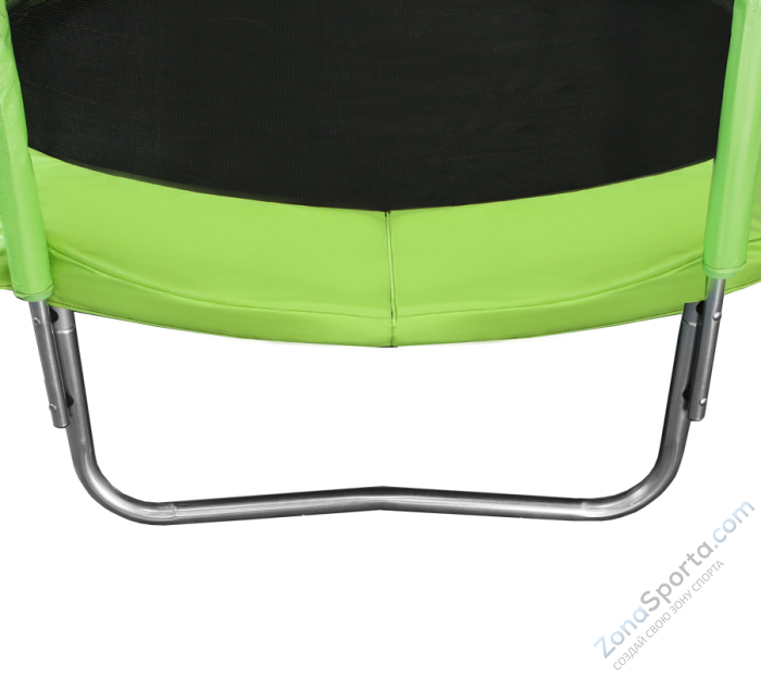 Батут Arland 6FT с внутренней страховочной сеткой и лестницей (Light green)
