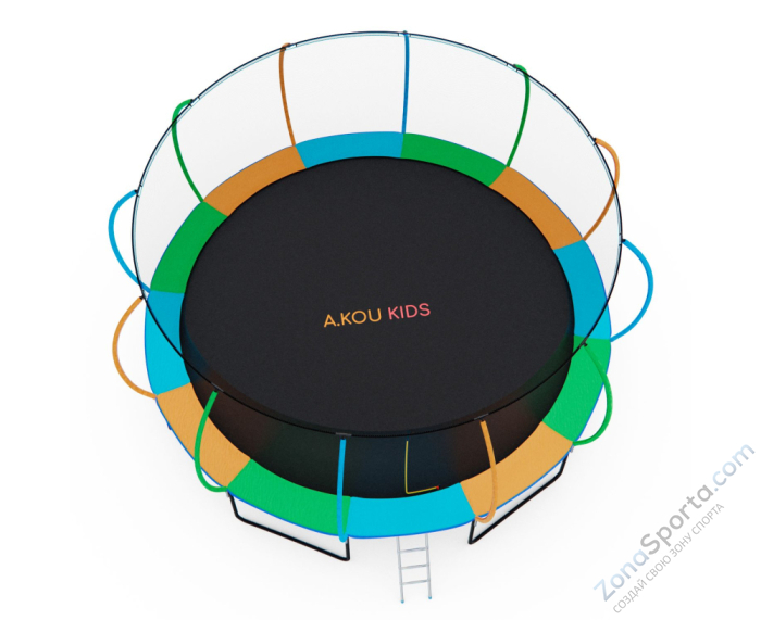 Батут с сеткой DFC A.KOU Kids 16ft с лестницей
