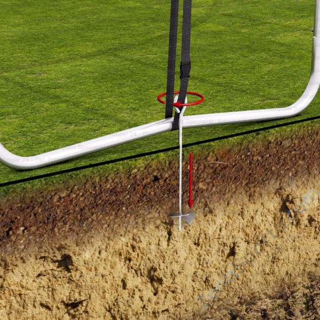 Батут Unix line 14 ft outside (Green)