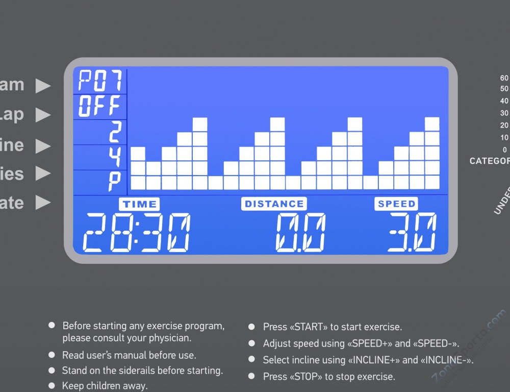 Беговая дорожка Oxygen Villa Deluxe II AL HRC
