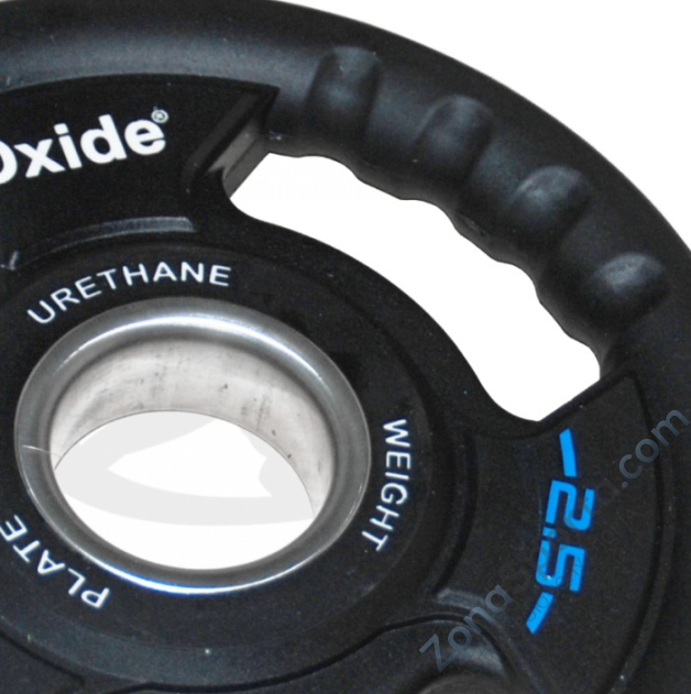 Черный олимпийский полиуретановый диск Oxide OWP02 20 кг