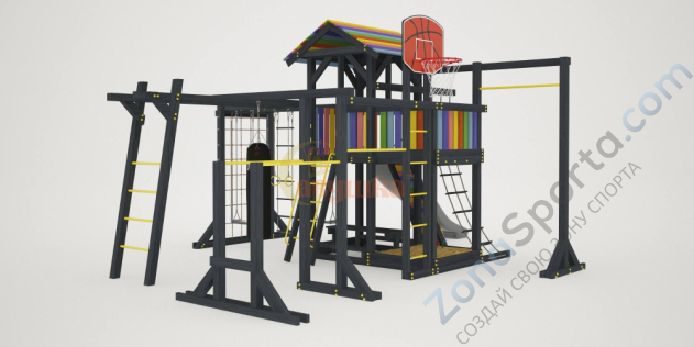 Детская площадка Савушка 2 (Black Edition)
