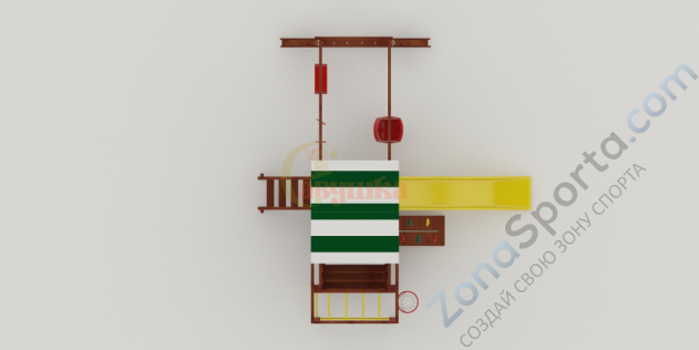 Детская площадка Савушка Мастер 4 (Махагон)