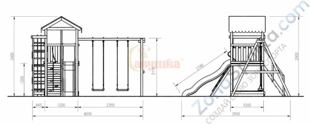 Детская площадка Савушка Мастер 5