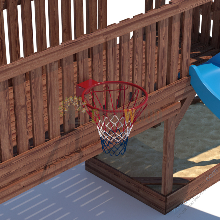 Детская деревянная игровая площадка для улицы дачи CustWood Scout SC12