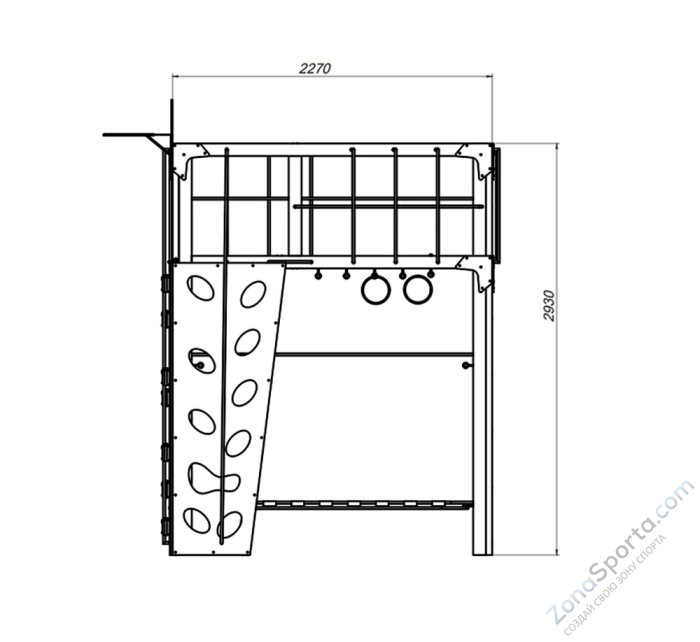 Детская игровая площадка IgraGrad К2