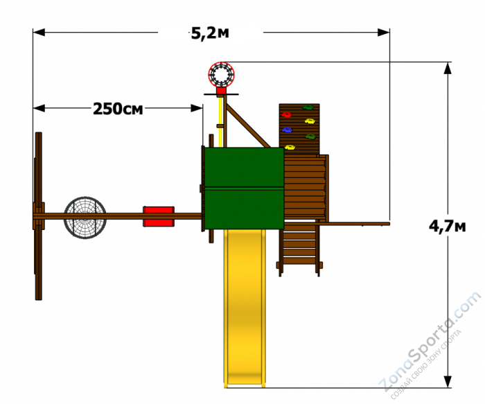 Детская площадка Мельница Старт