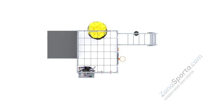 Детская площадка Савушка Куб-4 (Серый)
