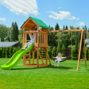 Детский игровой комплекс Unix Kids (6 in 1) Light Green