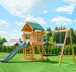 Детский игровой комплекс Unix Kids (6 in 1) Dark Green