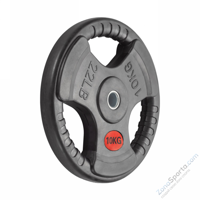 Диск 25 мм. обрезиненный 10 кг. VictoryFit VF-S251000