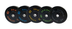 Диск бамперный Original FitTools FT-RPI-10 10 кг