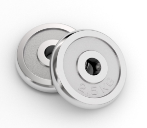 Диск хромированный UNIX Fit 2.5 кг / 25 мм