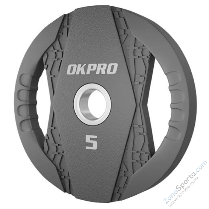 Диск олимпийский обрезиненный 25 кг OKPRO OK2005C-2500
