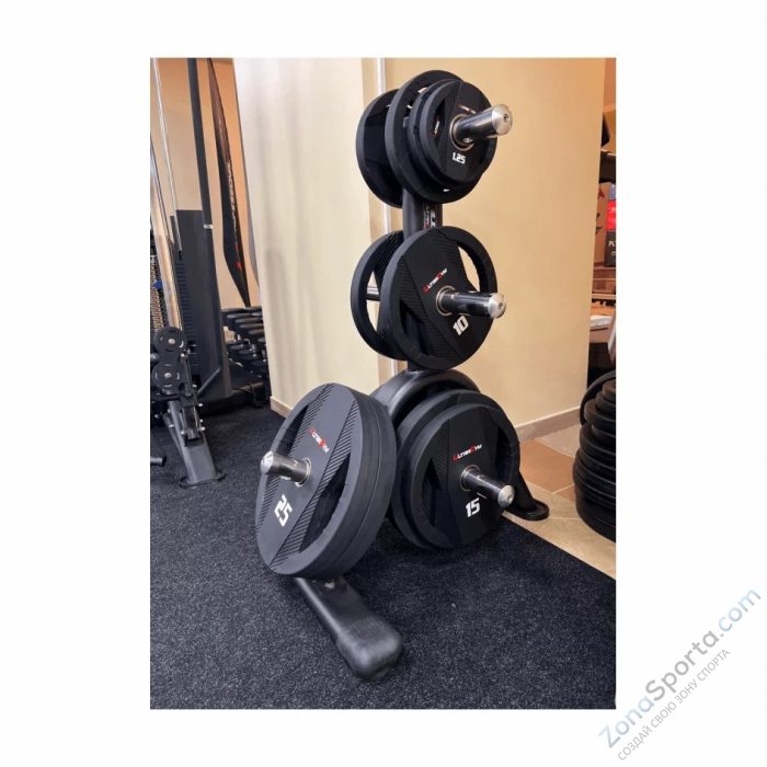 Диск полиуретановый с двумя хватами UltraGym UG2030С 25 кг 