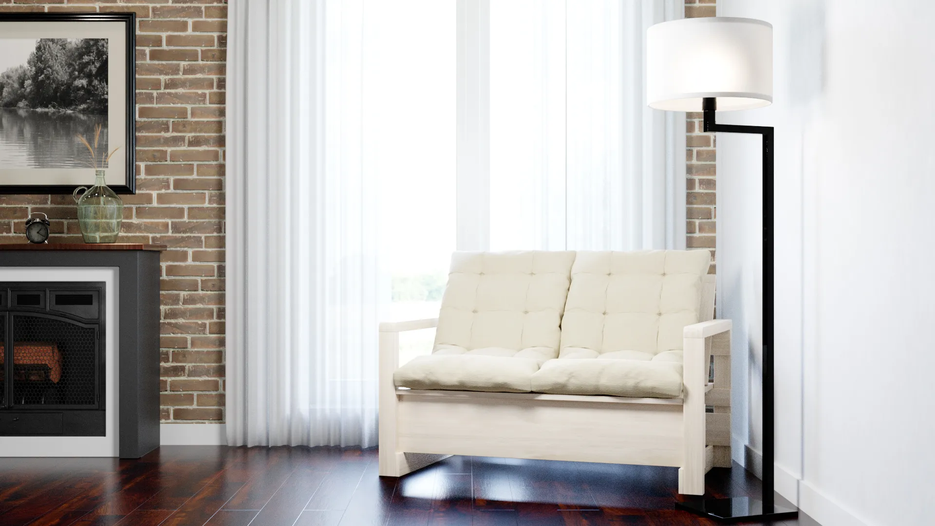 Диван деревянный Savushka Type-2B