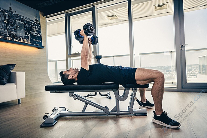 Гантель регулируемая XTERRA 5-25 кг 