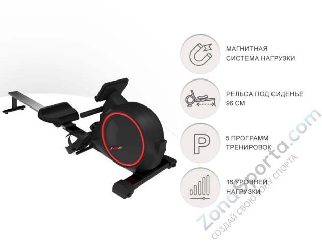 Гребной тренажер Unix Fit Techno Rower 410