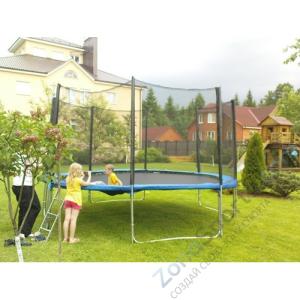 Комплект батут Oxygen High Jump 6E с защитной сеткой