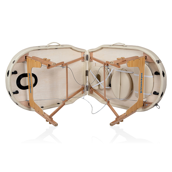 Массажный складной стол Mizomed Premium Oval 2 крем