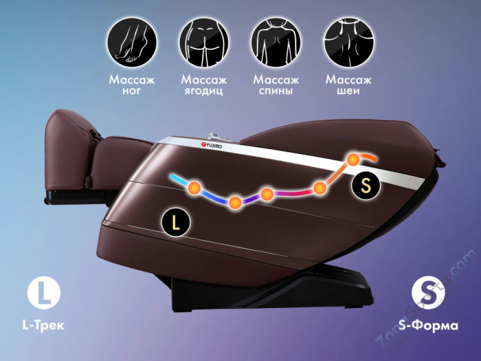 Массажное кресло Fujimo Flexor Brown