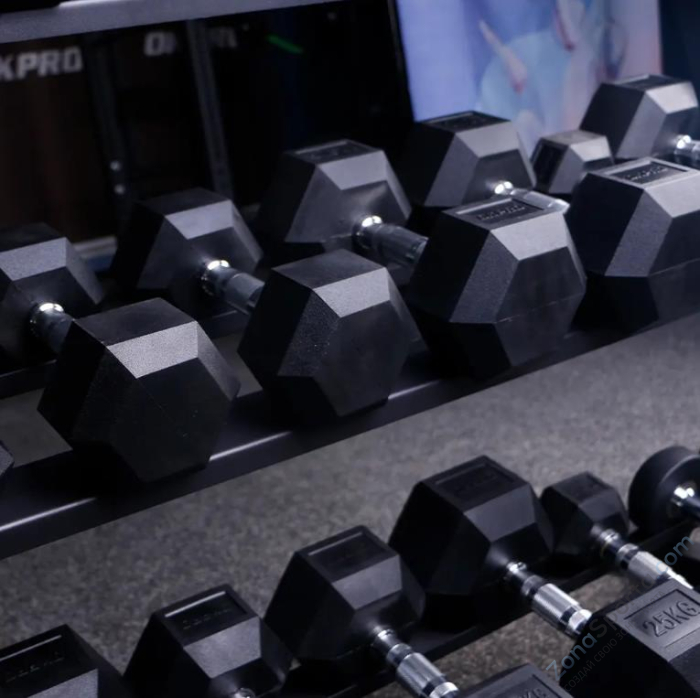 Набор гексагональных гантелей от 1 до 10 кг OKPRO OK1013-1-10-G