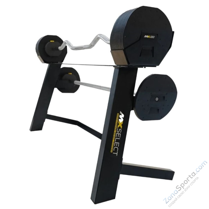 Регулируемая штанга MX Select МХ100, вес 12,8-45,5 кг