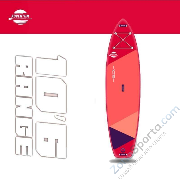 SUP board для плавания Adventum 10'6 Red