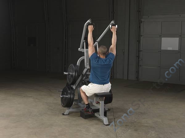 Верхняя тяга Body Solid LVLA на свободном весе