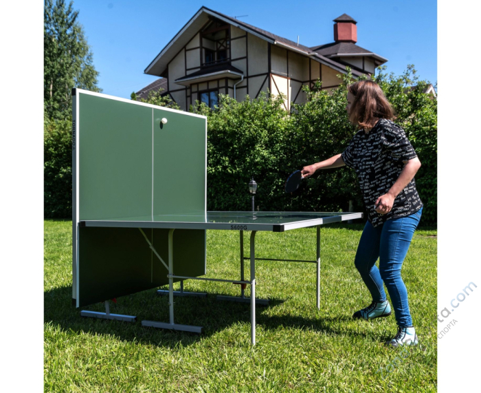 Всепогодный теннисный стол DFC Tornado зеленый S600G