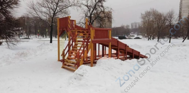 Зимняя горка Савушка Зима 7