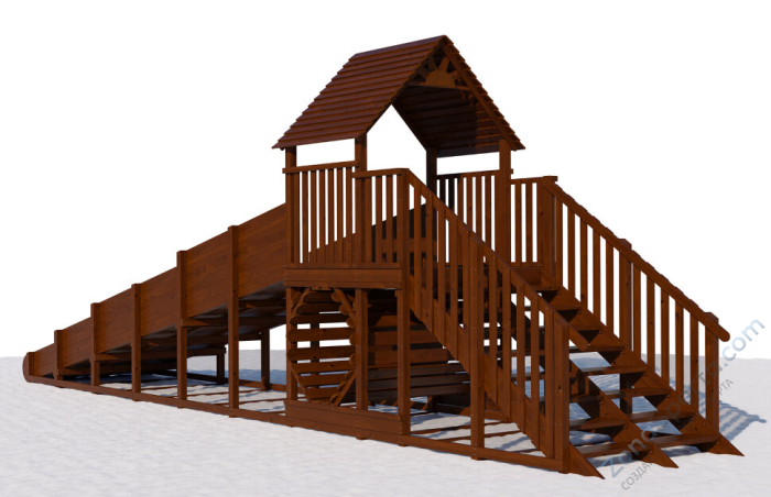 Зимняя горка Метелица