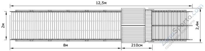 Зимняя горка Метелица