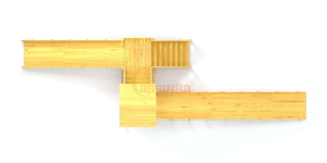 Зимняя горка Савушка Зима Wood 7/3