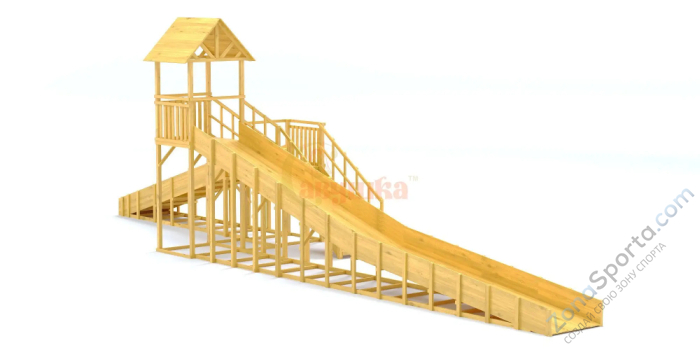 Зимняя горка Савушка Зима Wood 9/3